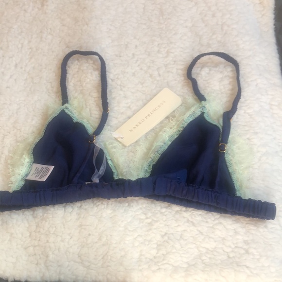NWT Naked Princess Lila 100% Genuine silk bralette Sz P - Picture 2 of 8
